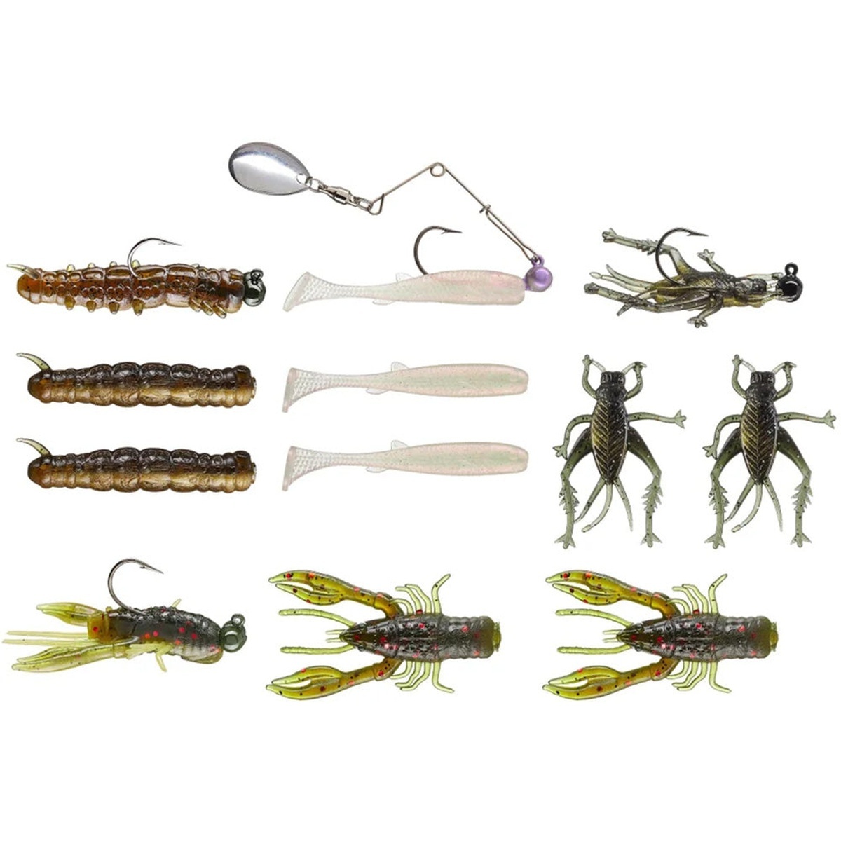 Rebel Pond & Creek Soft Plastic Standard Kit