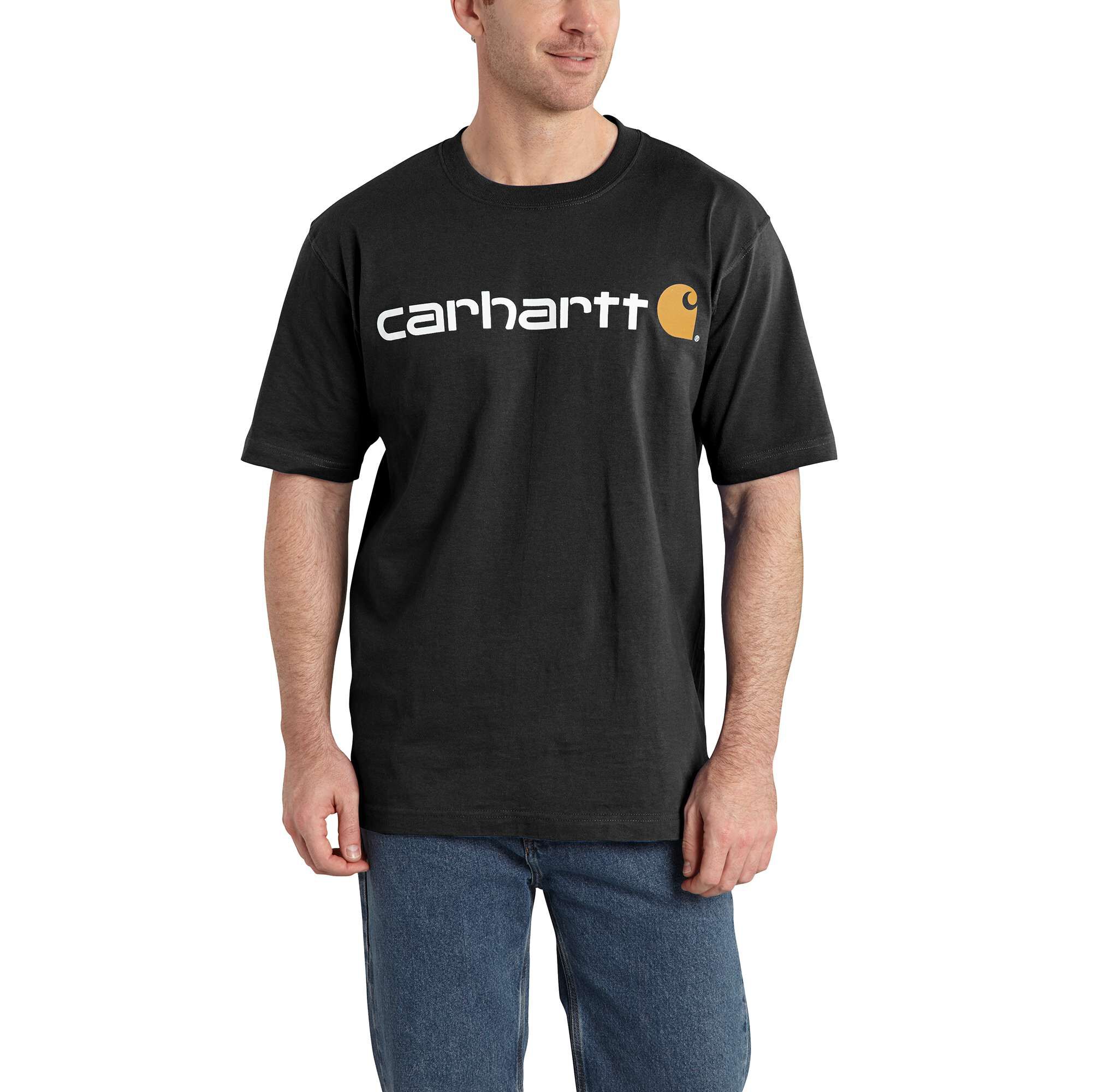 Carhartt Loose Fit Heavyweight Short-Sleeve Logo Graphic T-Shirt