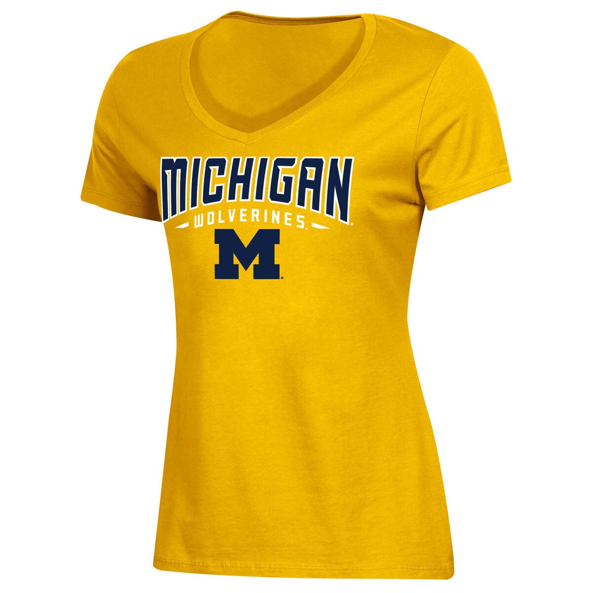 Knights Apparel Women's University of Michigan Classic Arch Short Sleeve T-Shirt