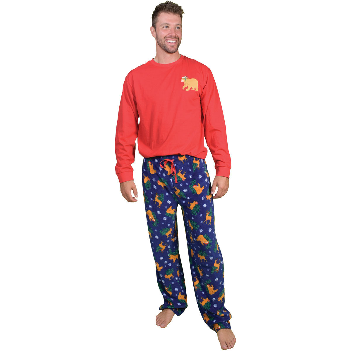 Canyon Creek Men's Bear Long-Sleeve Lounge Top