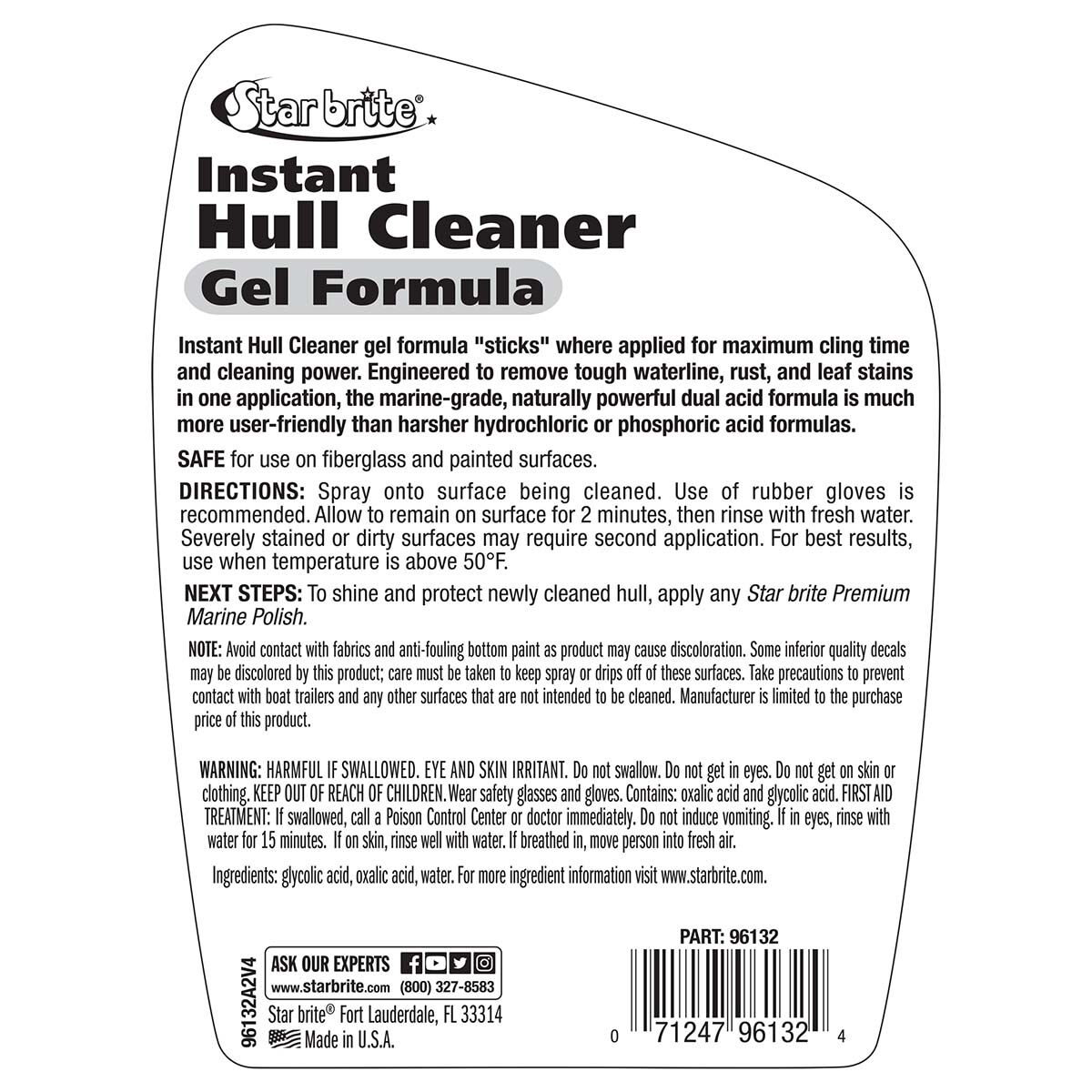 Starbrite Hull Cleaner Spray Gel