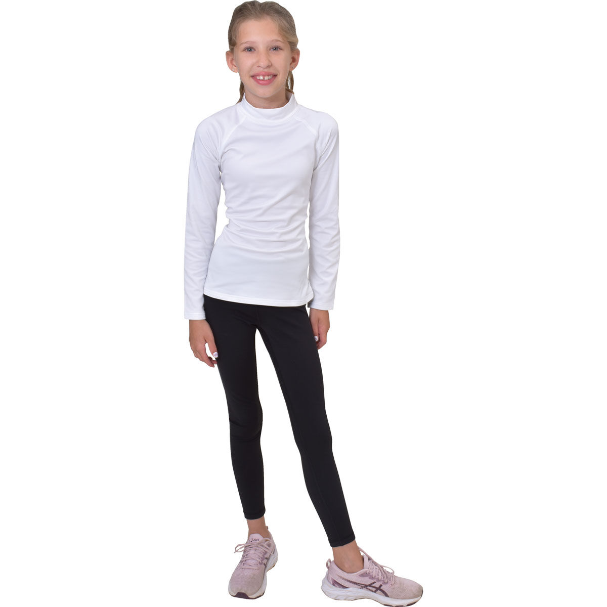 Jockey Girls' Long Sleeve Mock