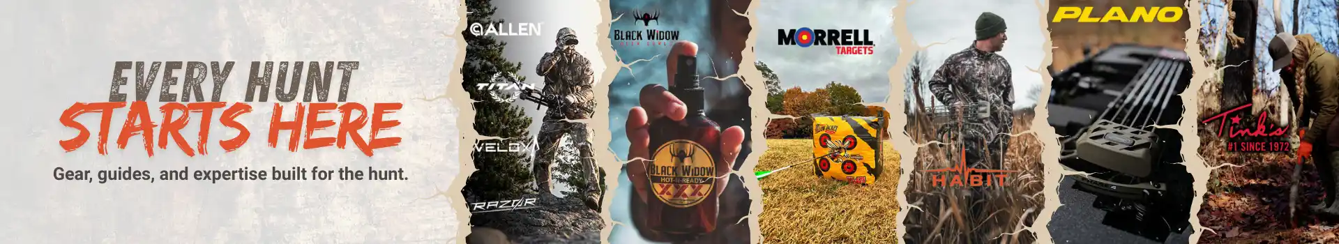 Hunting Landing Page Banner PC