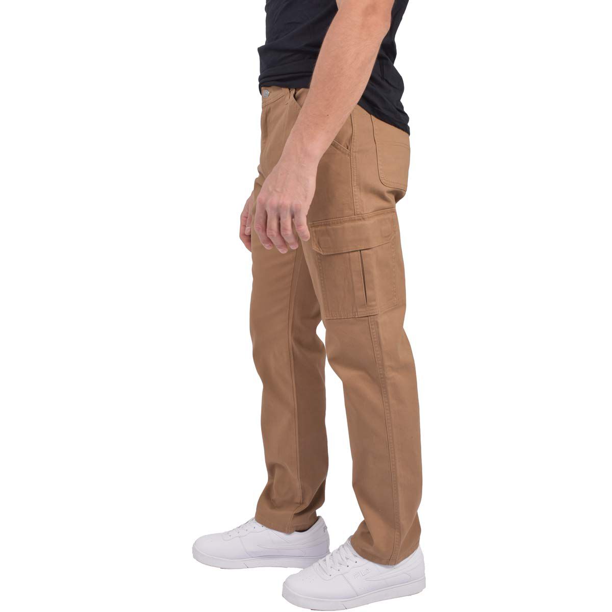 Full Blue Men's Twill Cargo Pants