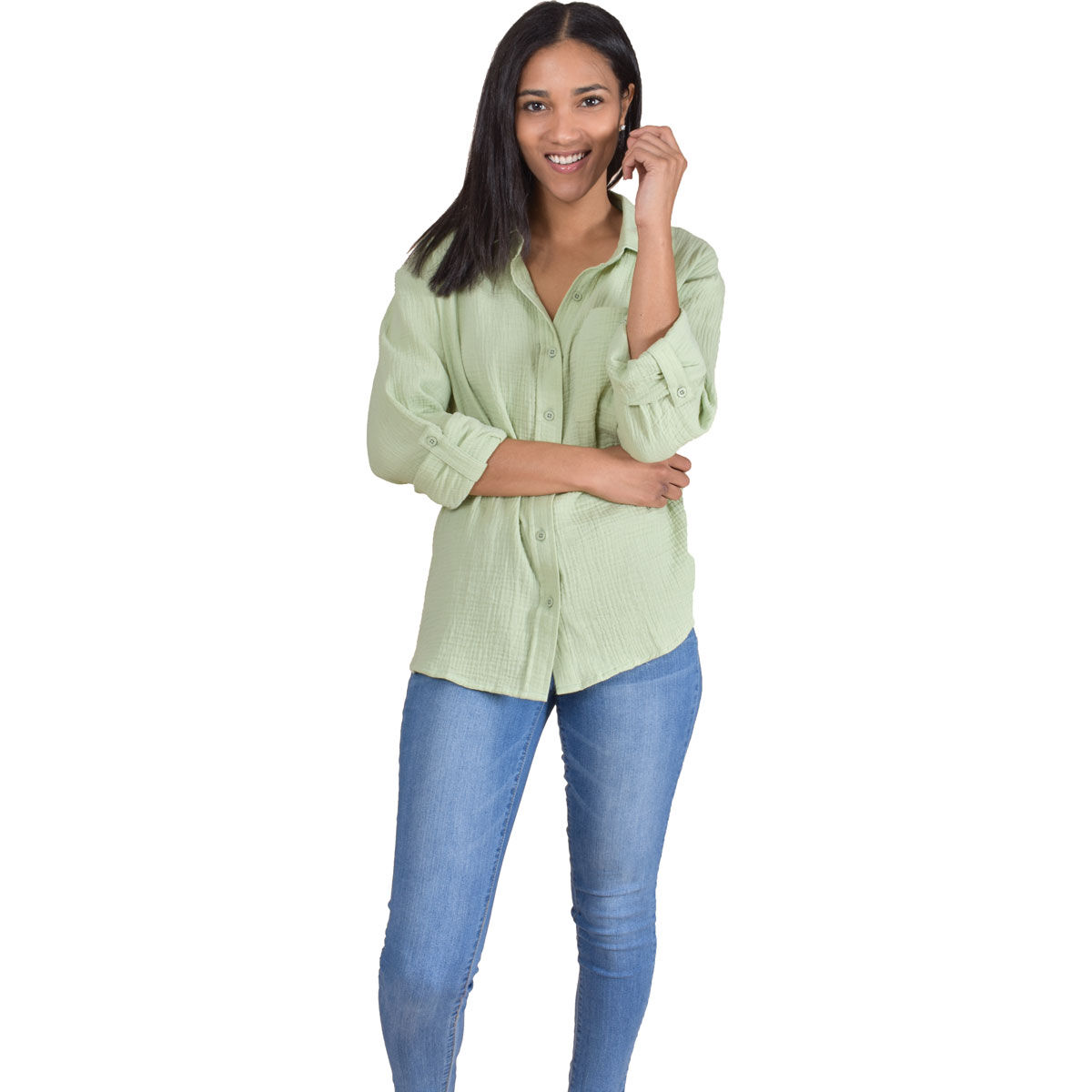 Canyon Creek Women's 1/2 Sleeve Roll Top