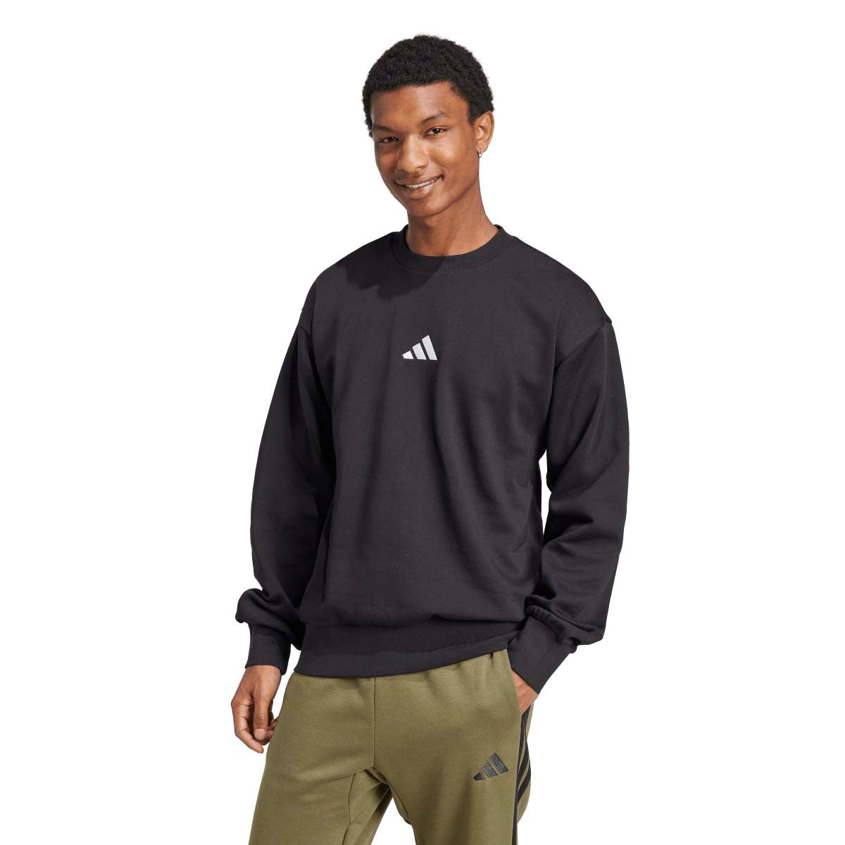 adidas Men's Essentials Feelcozy Fleece Sweatshirt