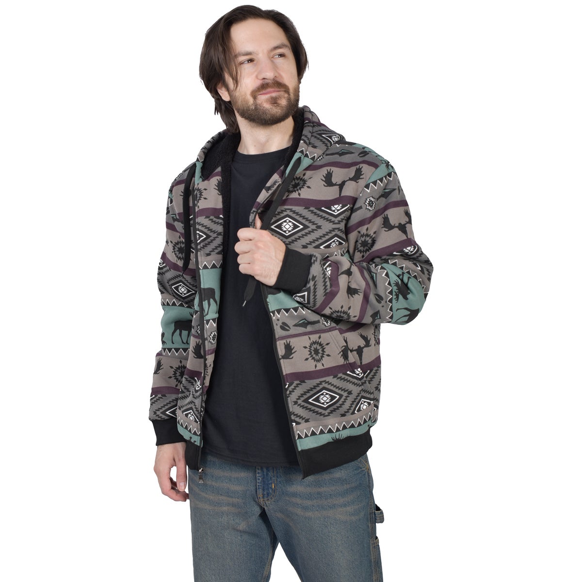 Big Ball Sports Men's Sherpa Jacket