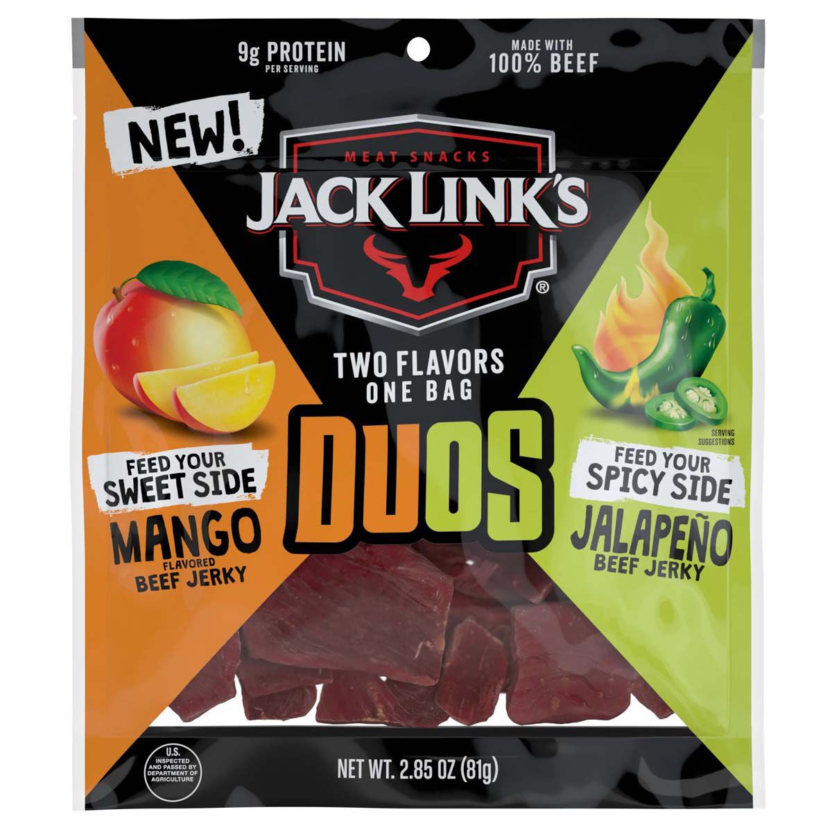 Jack Link's 2.85oz Jalapeno/Mango Jerky