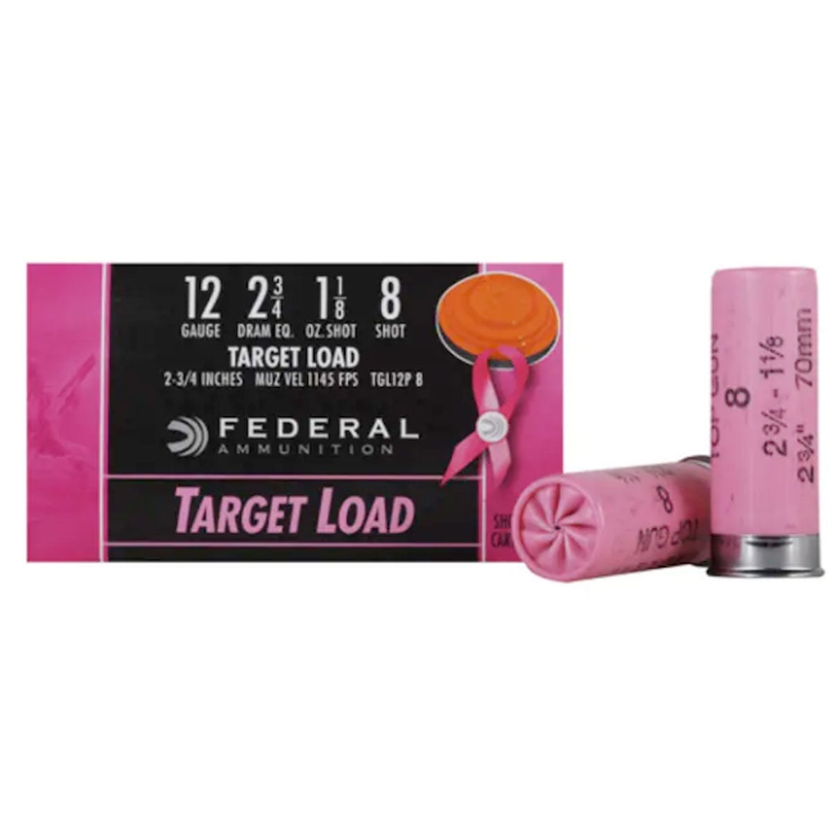 Federal 12 Gauge Aware Pink #8 Softshells Case