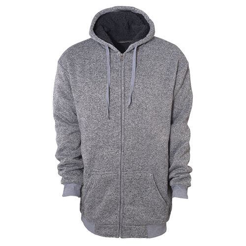 Big Ball Sports Men's Tall Heather Gray Sherpa