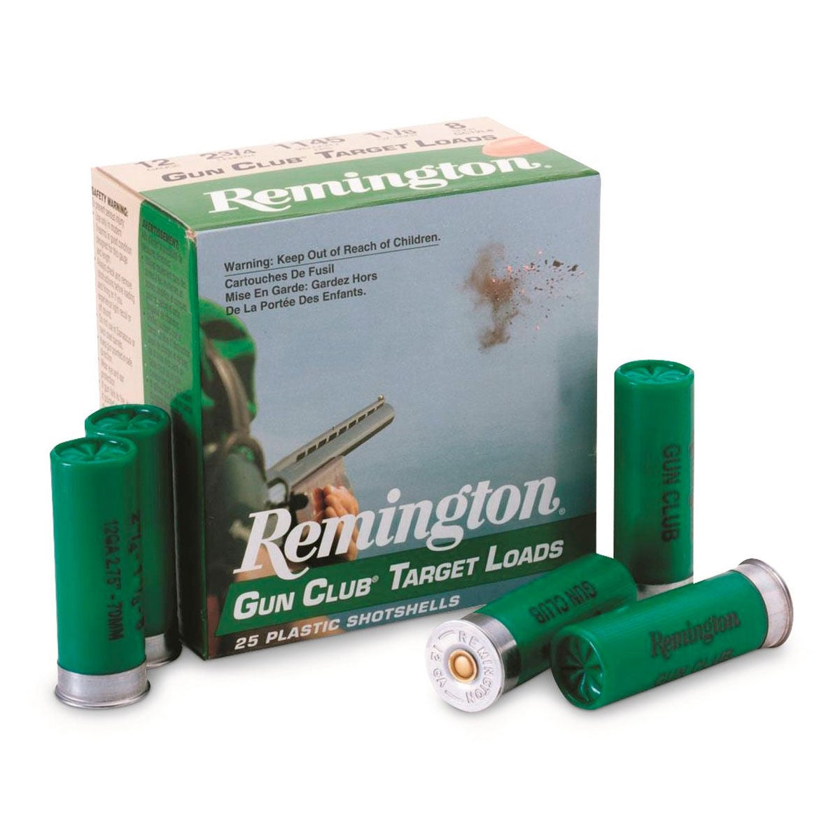Remington 12GA Gun Club #7.5 Target Loads Case