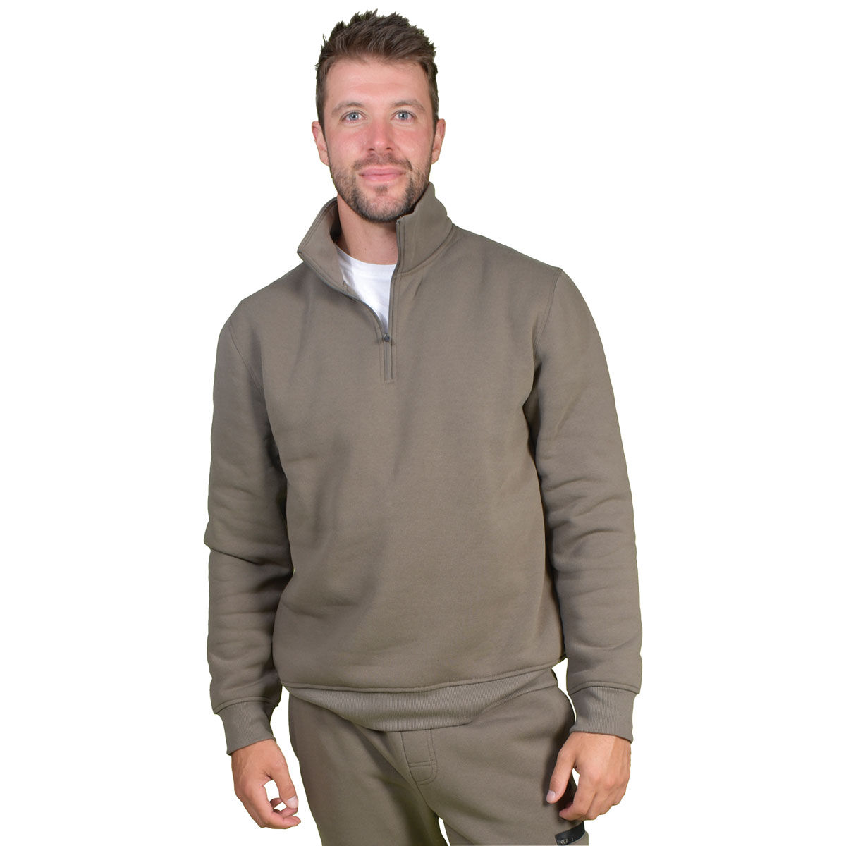 Leg3nd Men's 1/4 Zip Fleece Top
