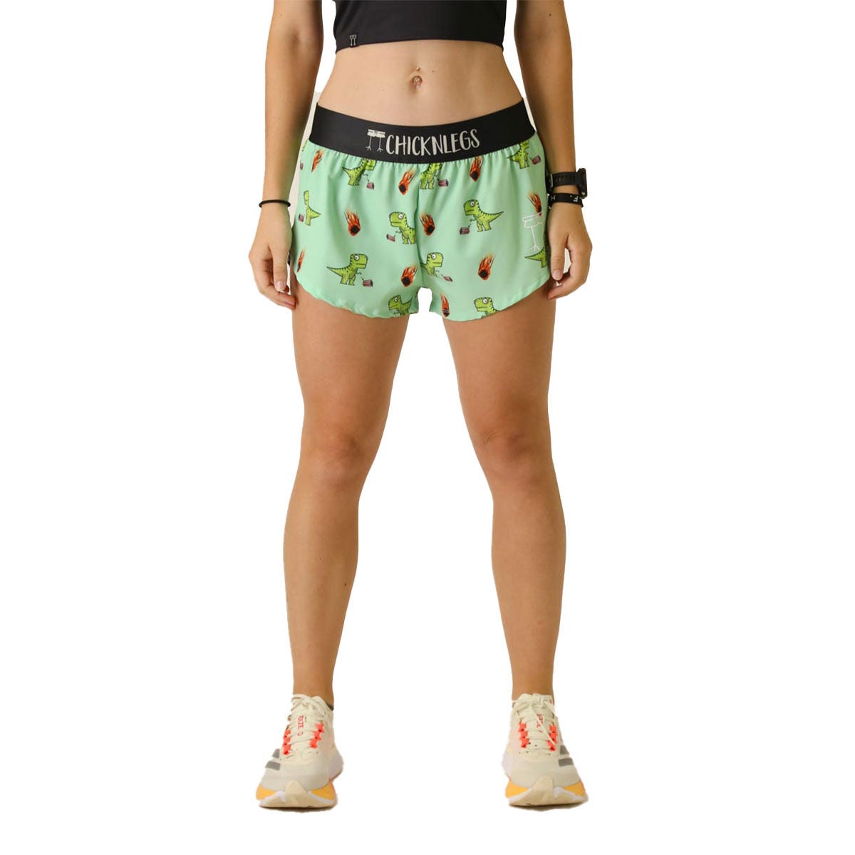 Chickn Legs Women's 1.5" Shorts Dino-Sores