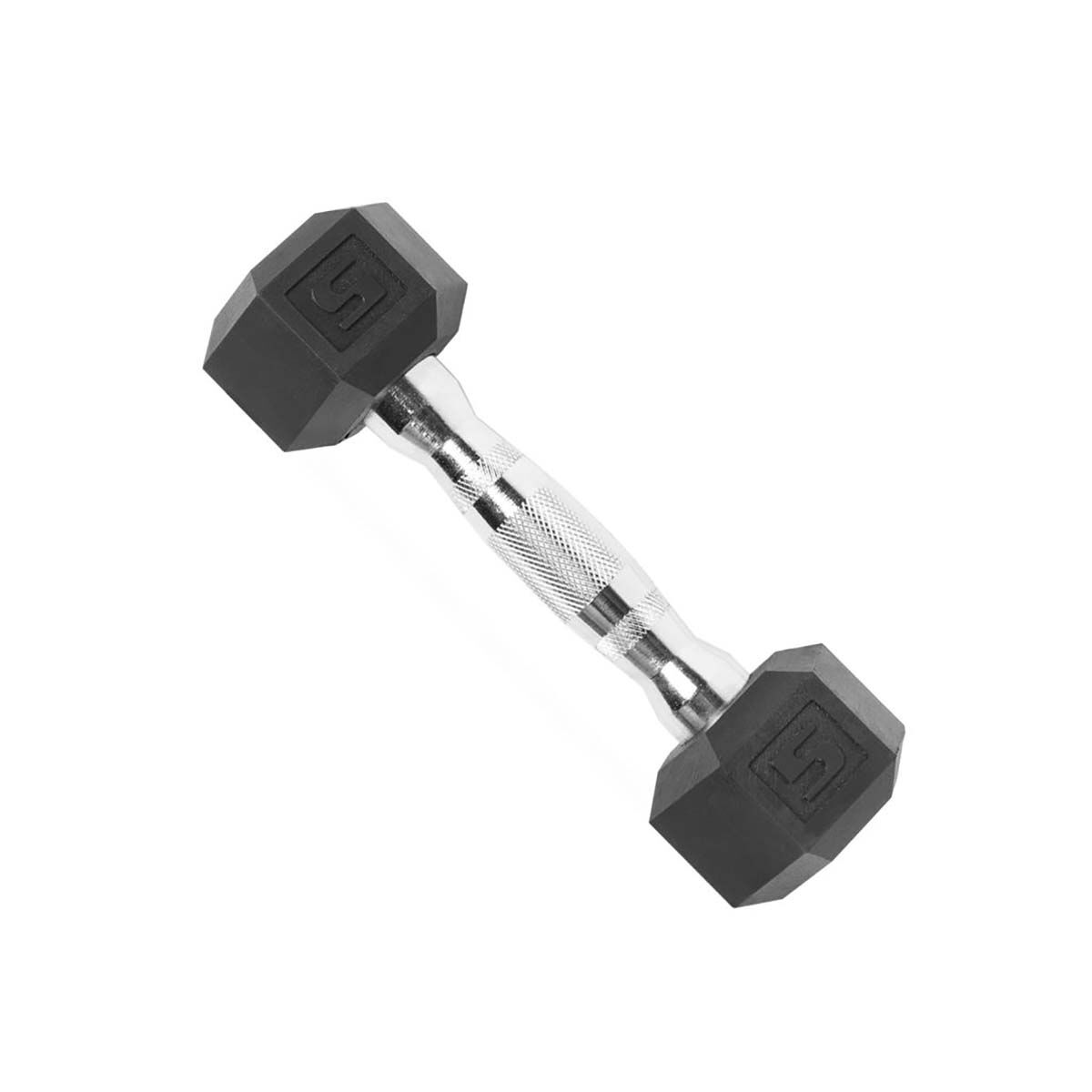 Cap 5 lb. Rubber Dumbbell