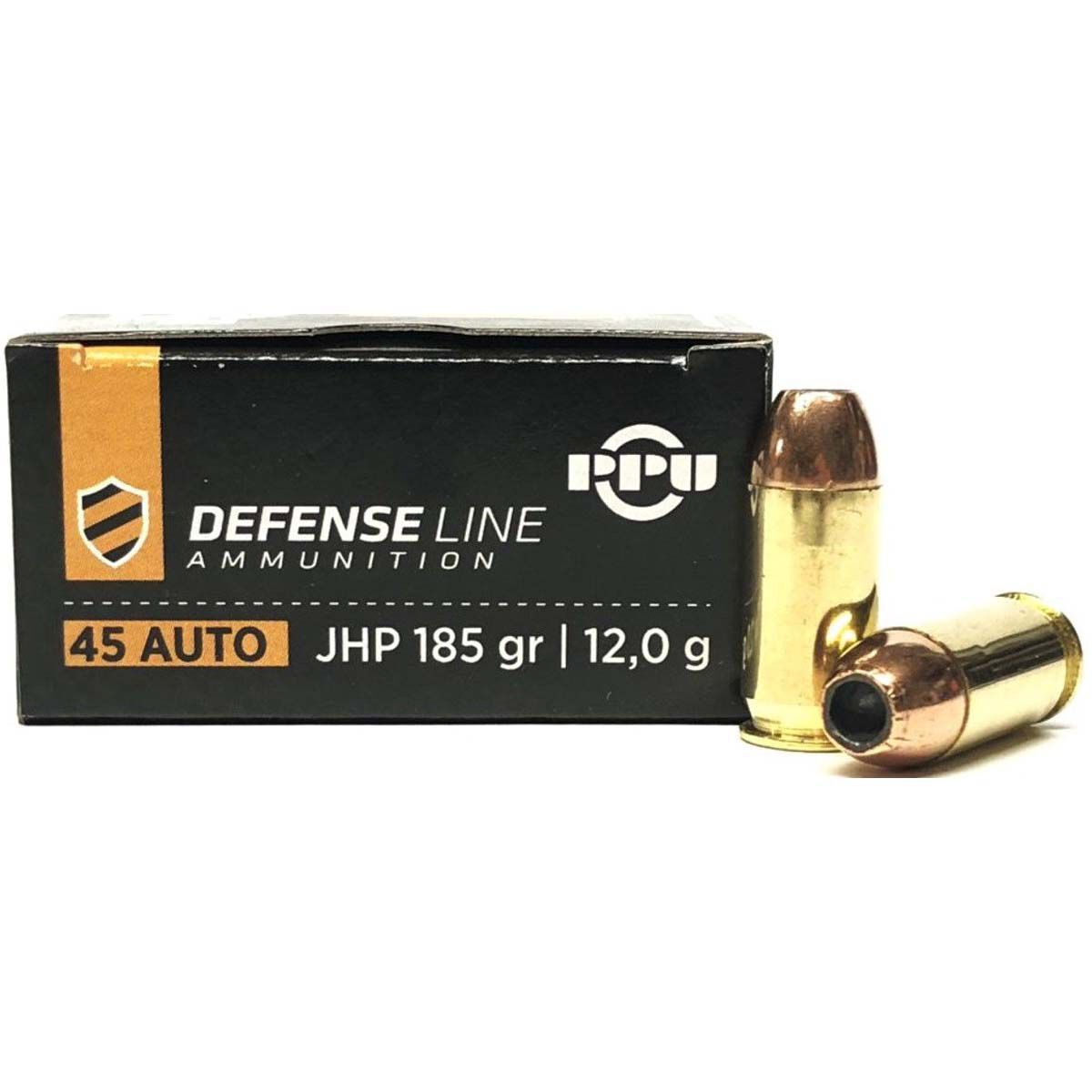 Ppu 45 Auto 185 GR JHP 50 Rounds