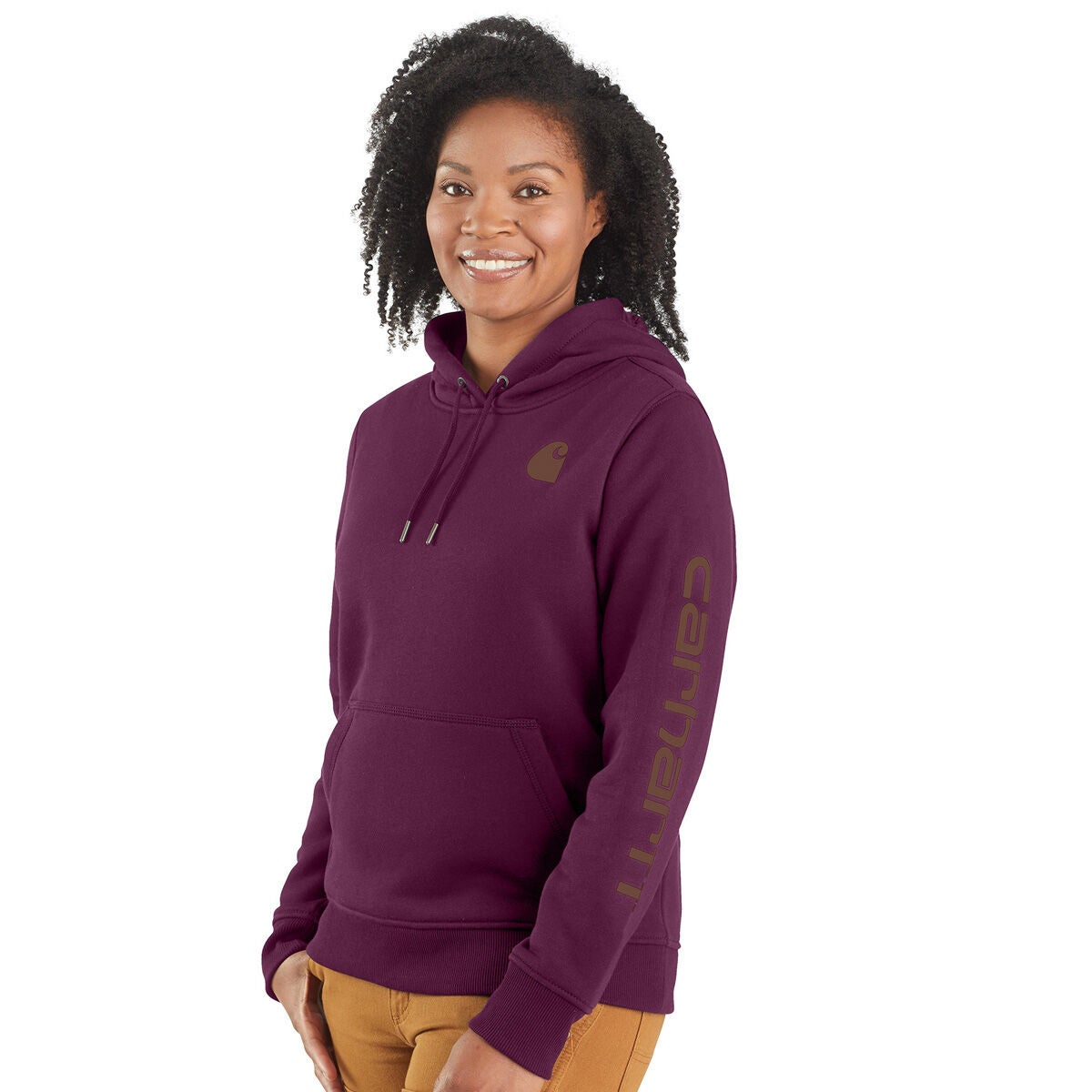 Carhartt Women's Clarksburg Logo Sleeve Hoodie