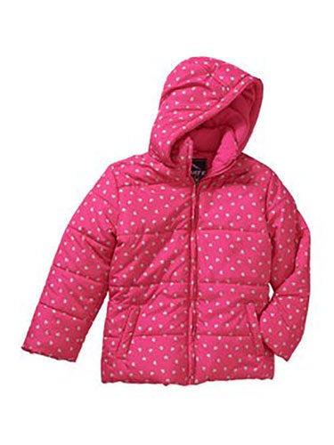 I5 Girls' Pink Multi Heart Jacket