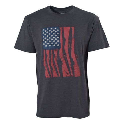 Staghorn River Men's Short Sleeve Gun/Flag Tee