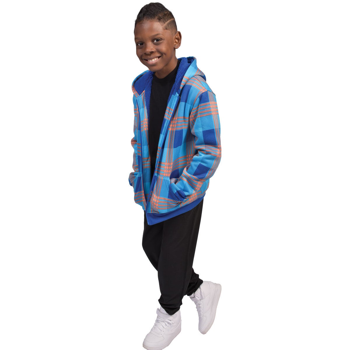 Canyon Creek Boy's Sherpa Lined Full Zip Hoodie