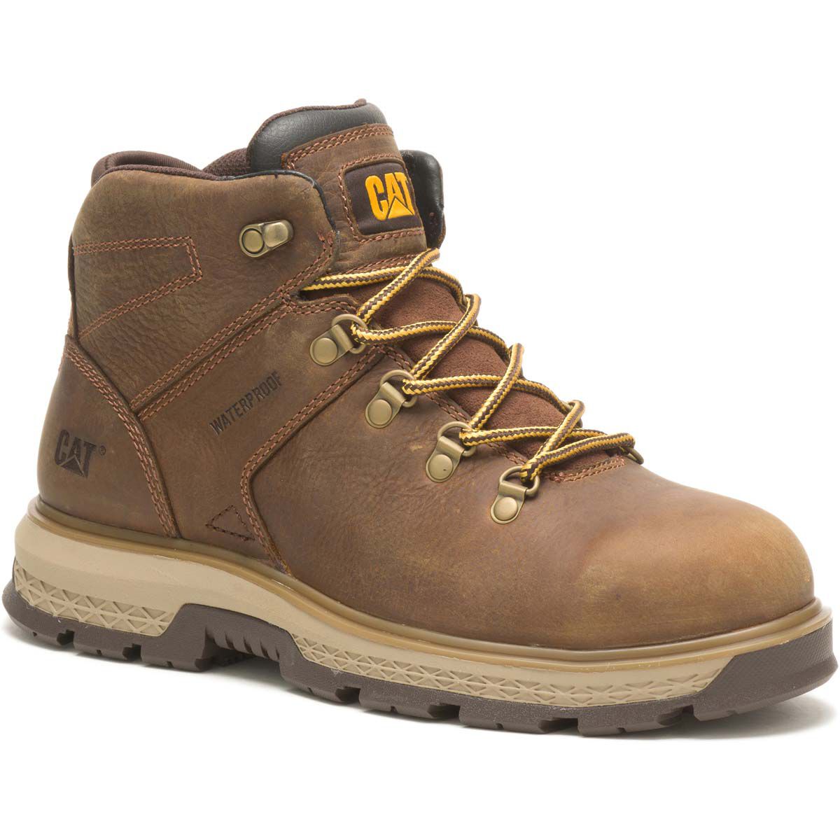 Cat Men's Exposition Hiker Waterproof Alloy Toe Work Boots