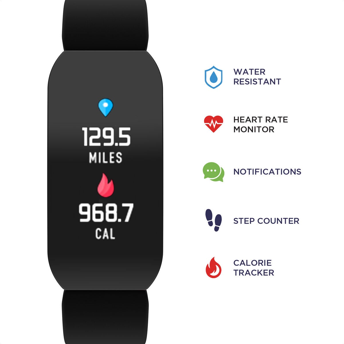 Itouch Active Smartwatch: Black