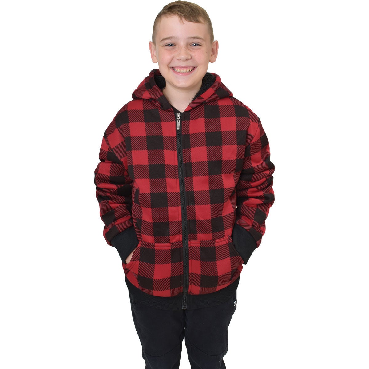 Big Ball Sports Boys' Sherpa Lined Jacket