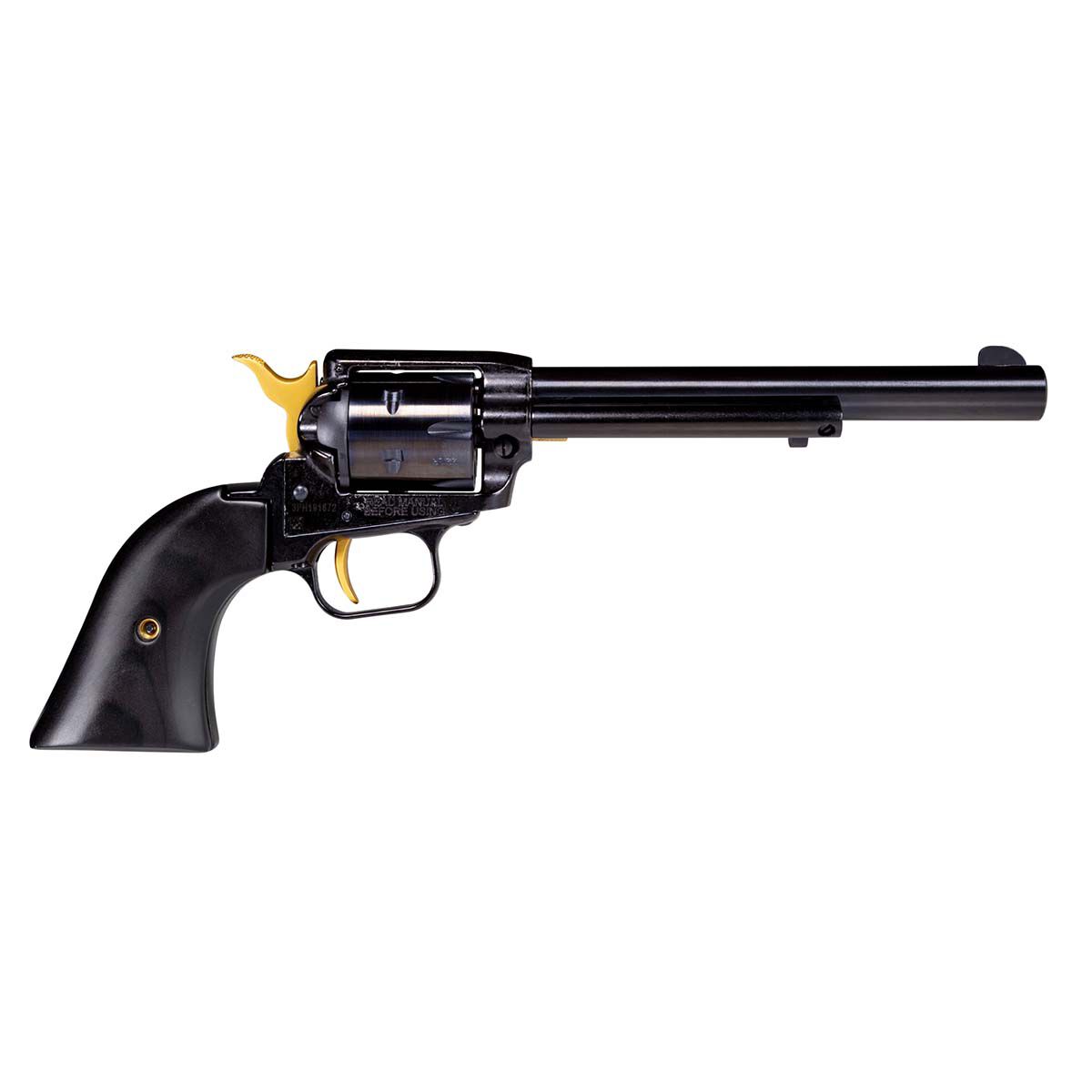 Heritage Mfg ROUGH R 22LR 6.5 BLK/GLD Revolver