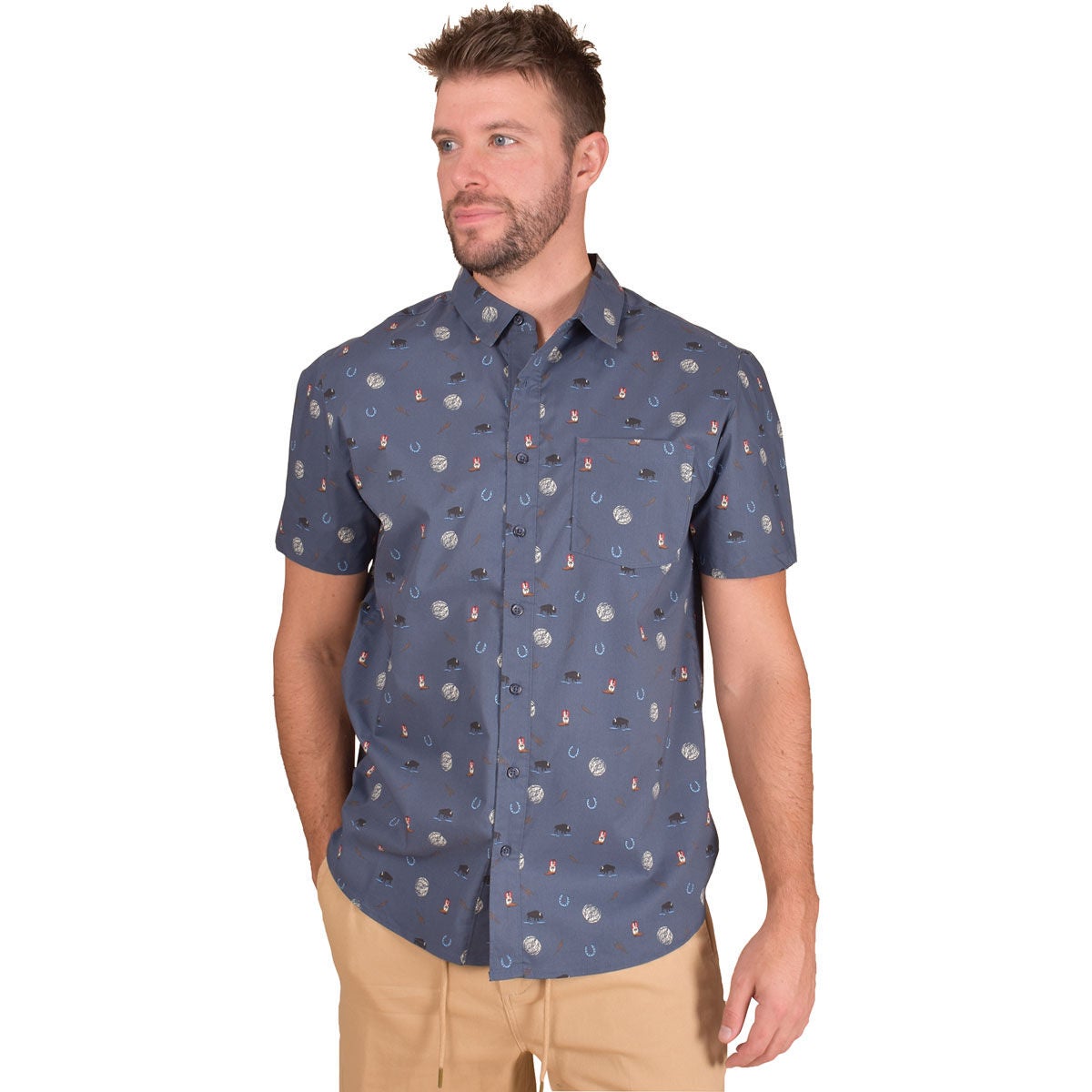Canyon Creek Men's Short Sleeve Woven Top