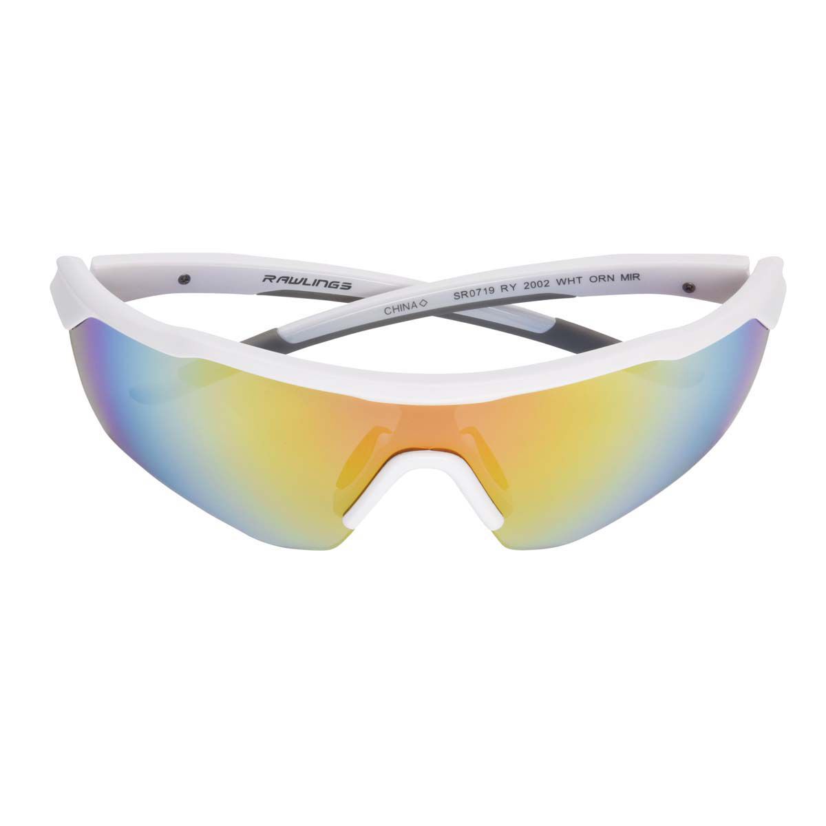 Rawlings Youth Youth White Orange Mirror Shutout Sunglasses