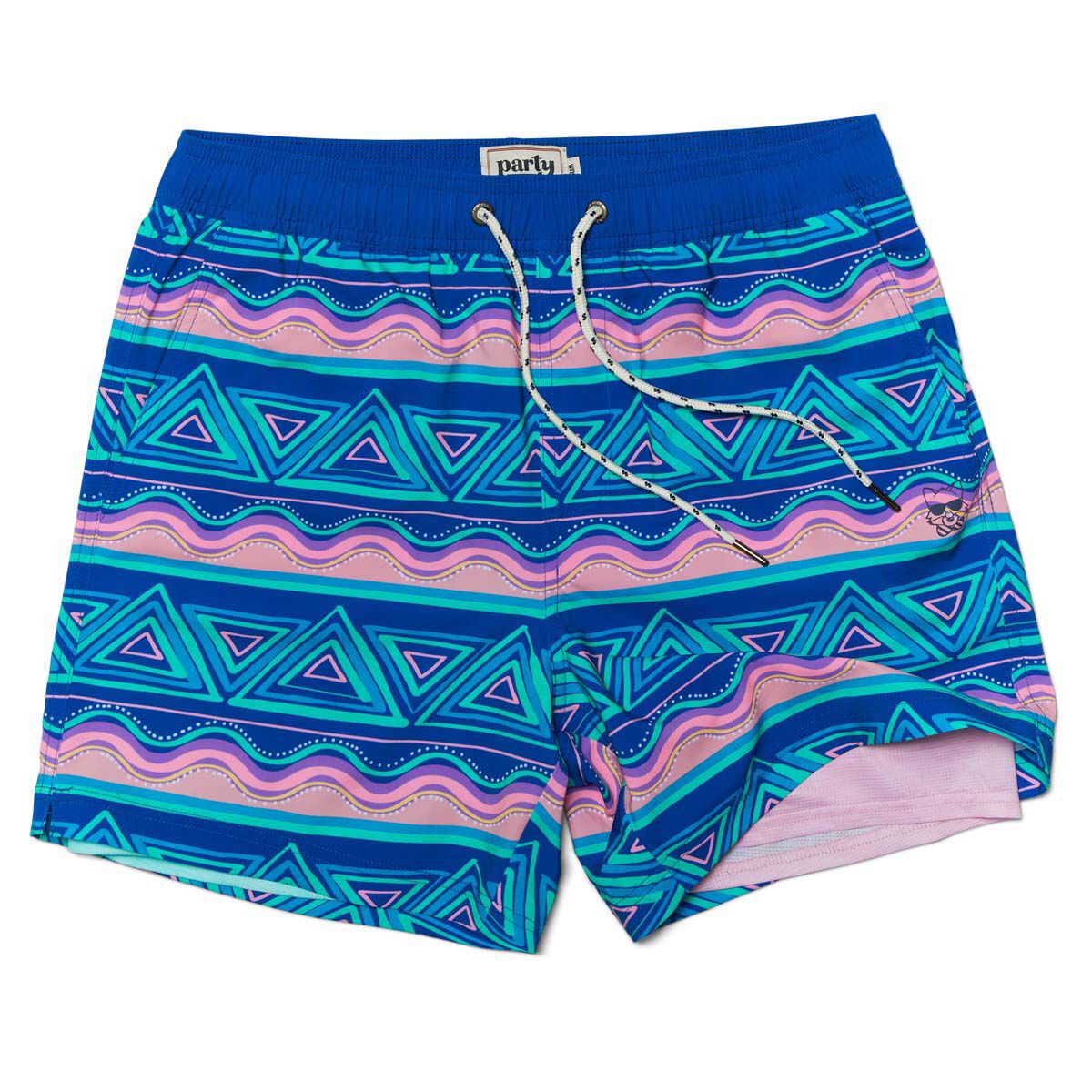 Party Pants Men's Fiesta Stripe Sport Short