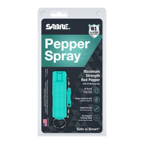 Sabre Mint Pepper Spray W/quick Release Key Ring