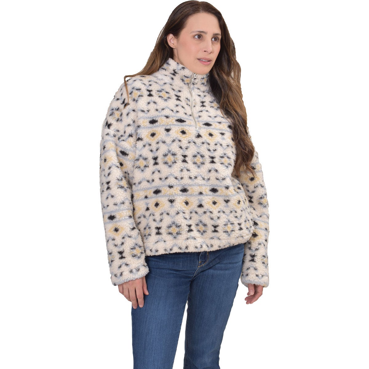 Canyon Creek Women's Aztec 1/4 Zip Softshell Jacket