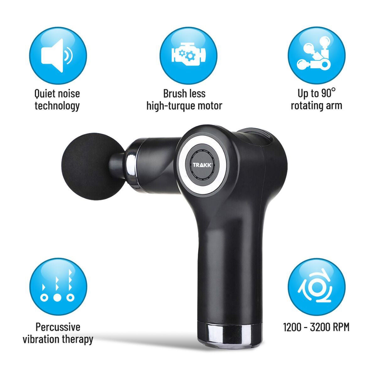 Trakk 360 Degree Rotating Arm Massage Gun