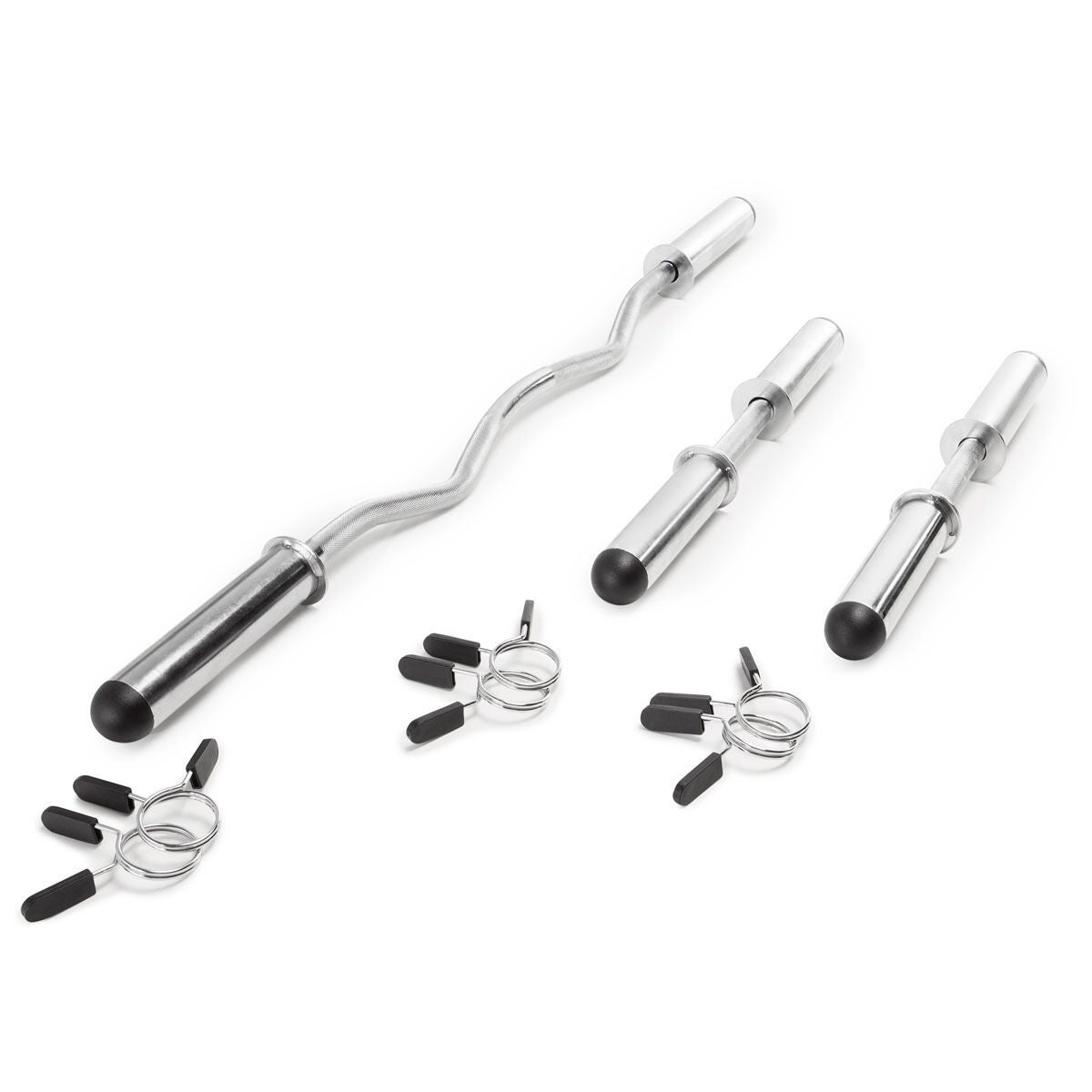 Marcy Olympic Curl Bar and Dumbbell Handle Set