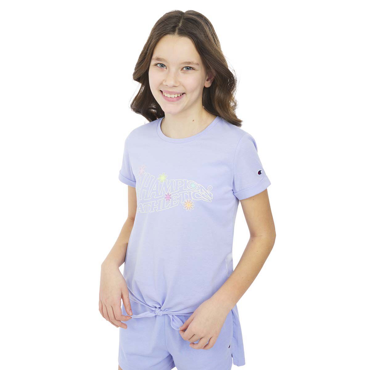 Champion Girl's Tie Front Tee