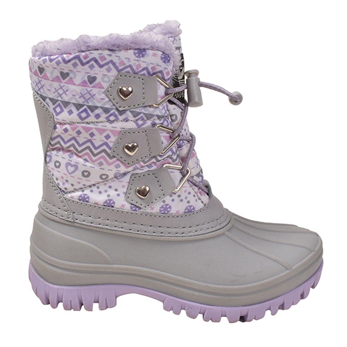 Tamarack Girls' Lily Boots - Gray/Lilac