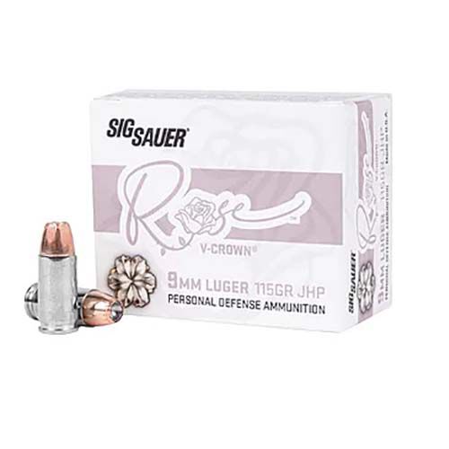 Sig Sauer 9mm Rose V-Crown