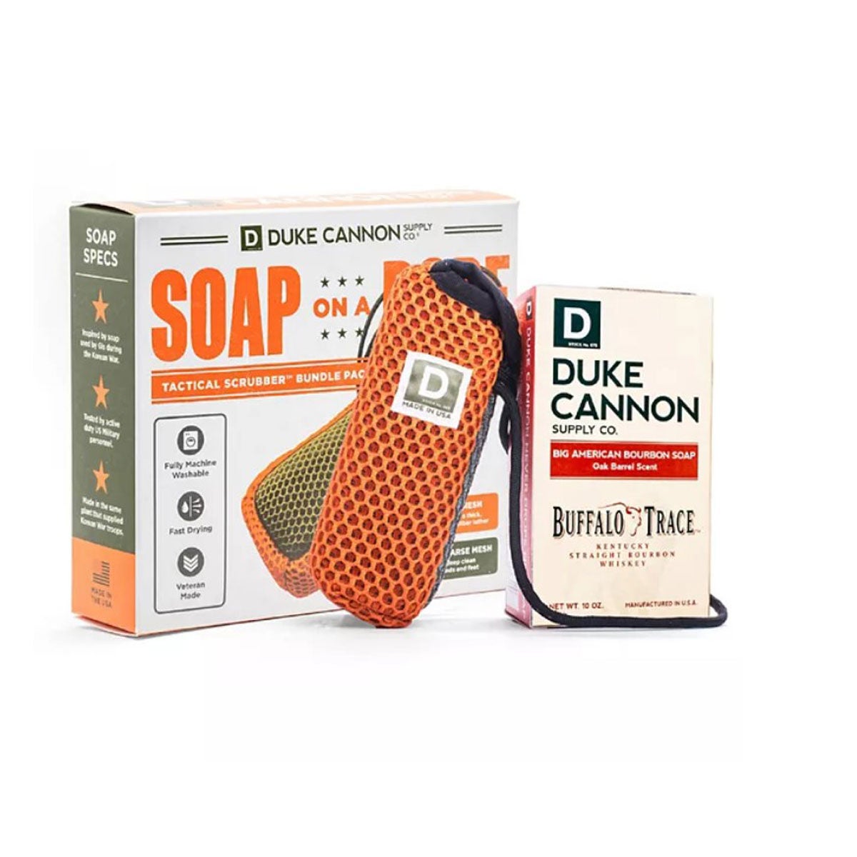 Duke Cannon Tactical Scrubber + Soap Bundle