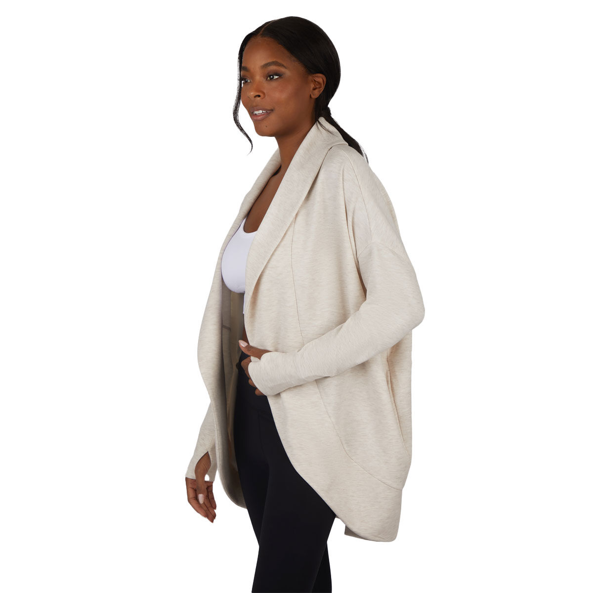 Yogalicious Scuba Cardigan with Pockets