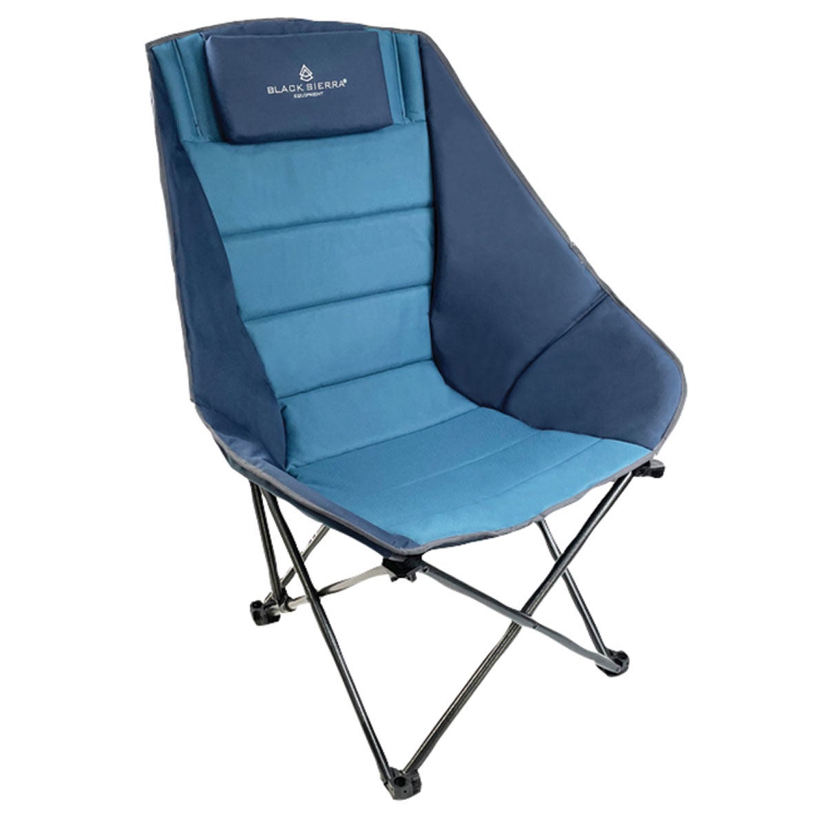 Black Sierra Scoop Quad Chair