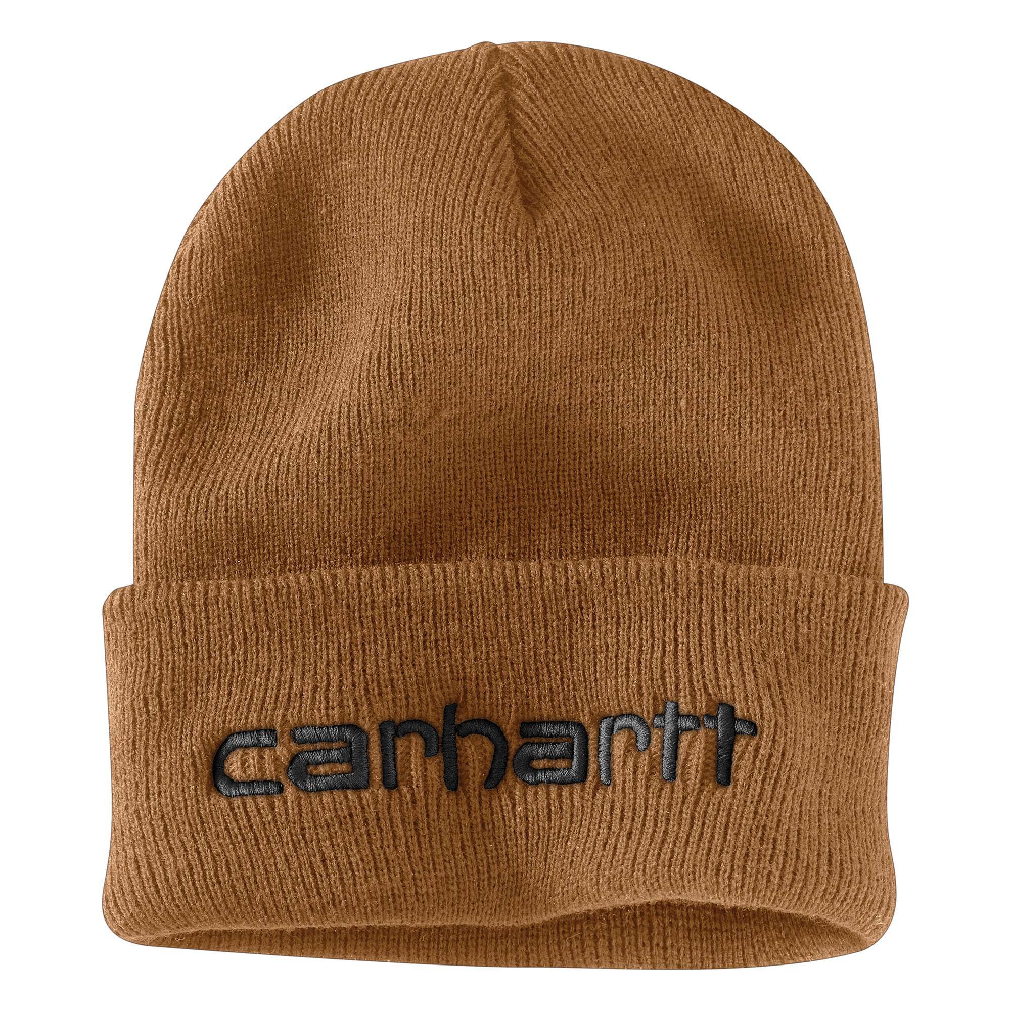 Carhartt Men's Knit Insulated Logo Graphic Cuffed Beanie