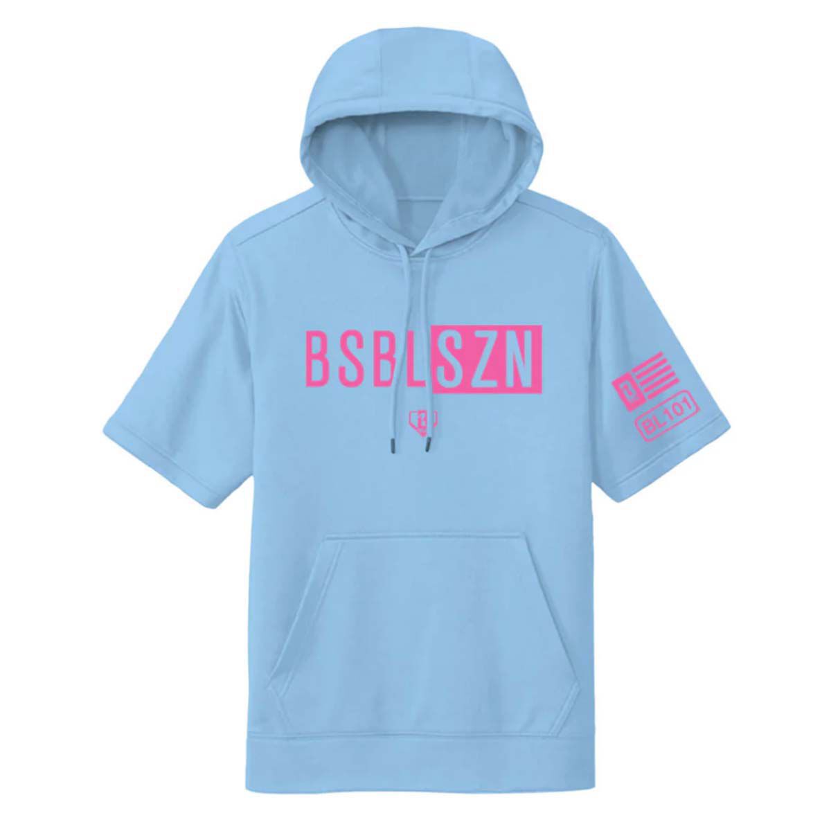Baseball Lifestyle BSBL-SZN Short Sleeve Hoodie