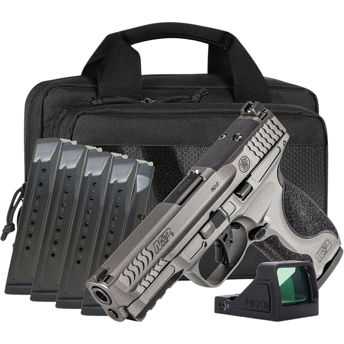 Smith & Wesson M&P M2.0 Metal Bundle Full Size 9mm Luger 17+1 4.25  Handgun