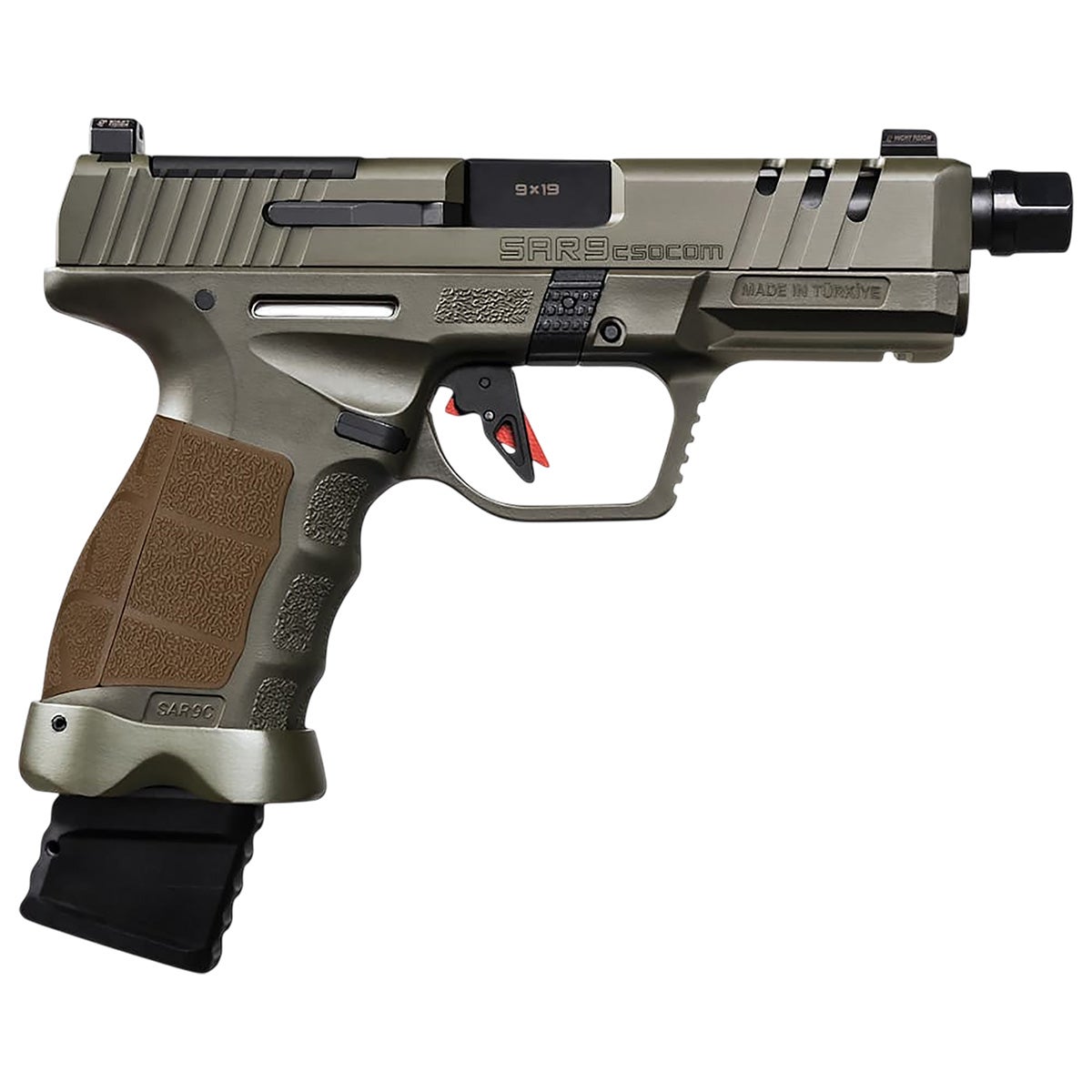 Sar Usa SAR9SOCOM OD GRN9MM15/21 Pistol