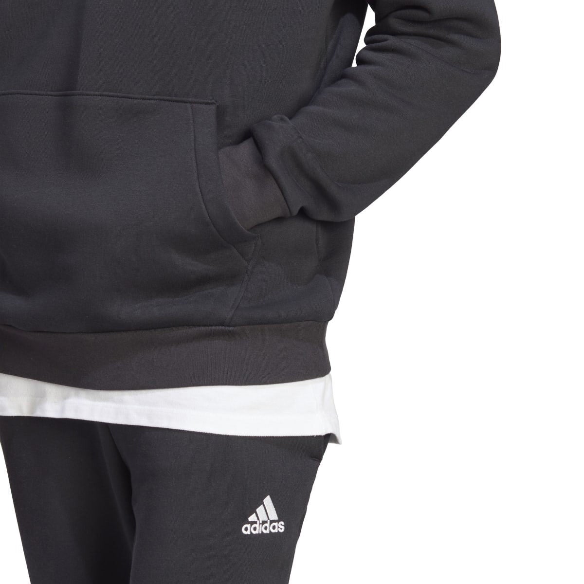 adidas Men's Big Logo Flc Hood