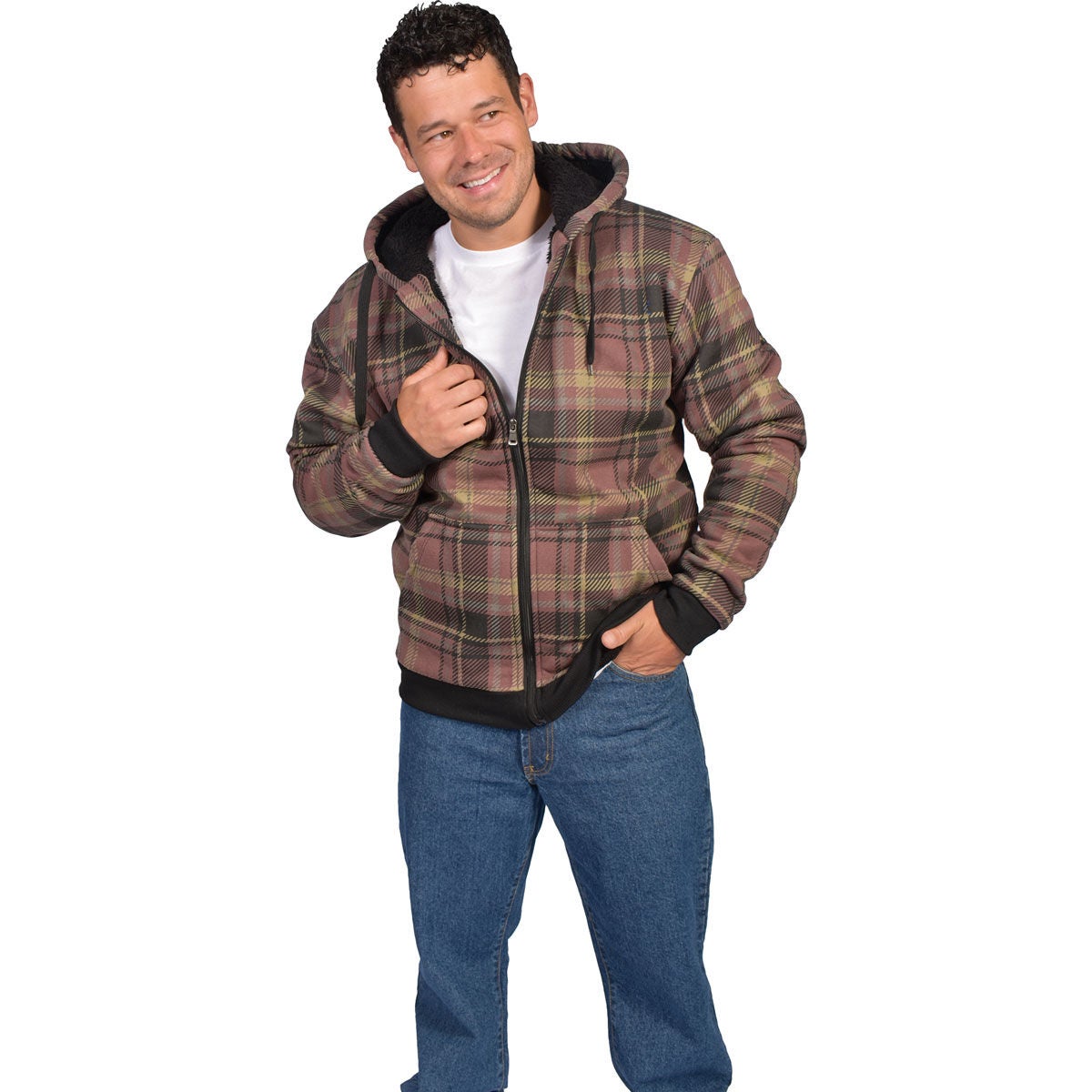 Big Ball Sports Men's Sherpa Lined Hoodie