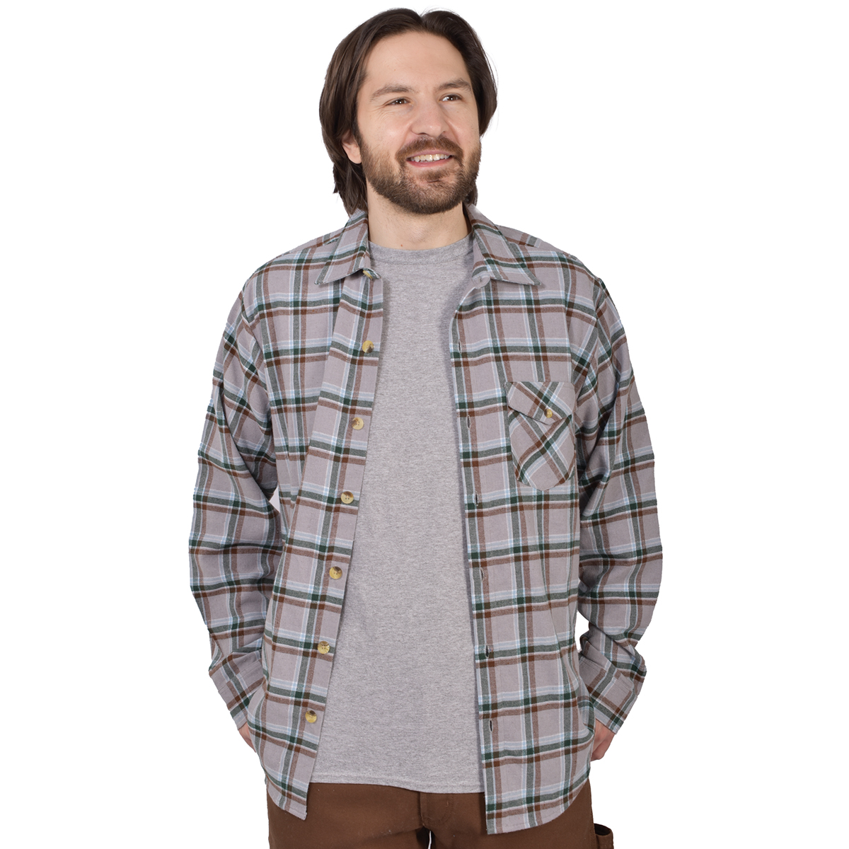 Canyon Creek Men's Plaid Flannel Shirt