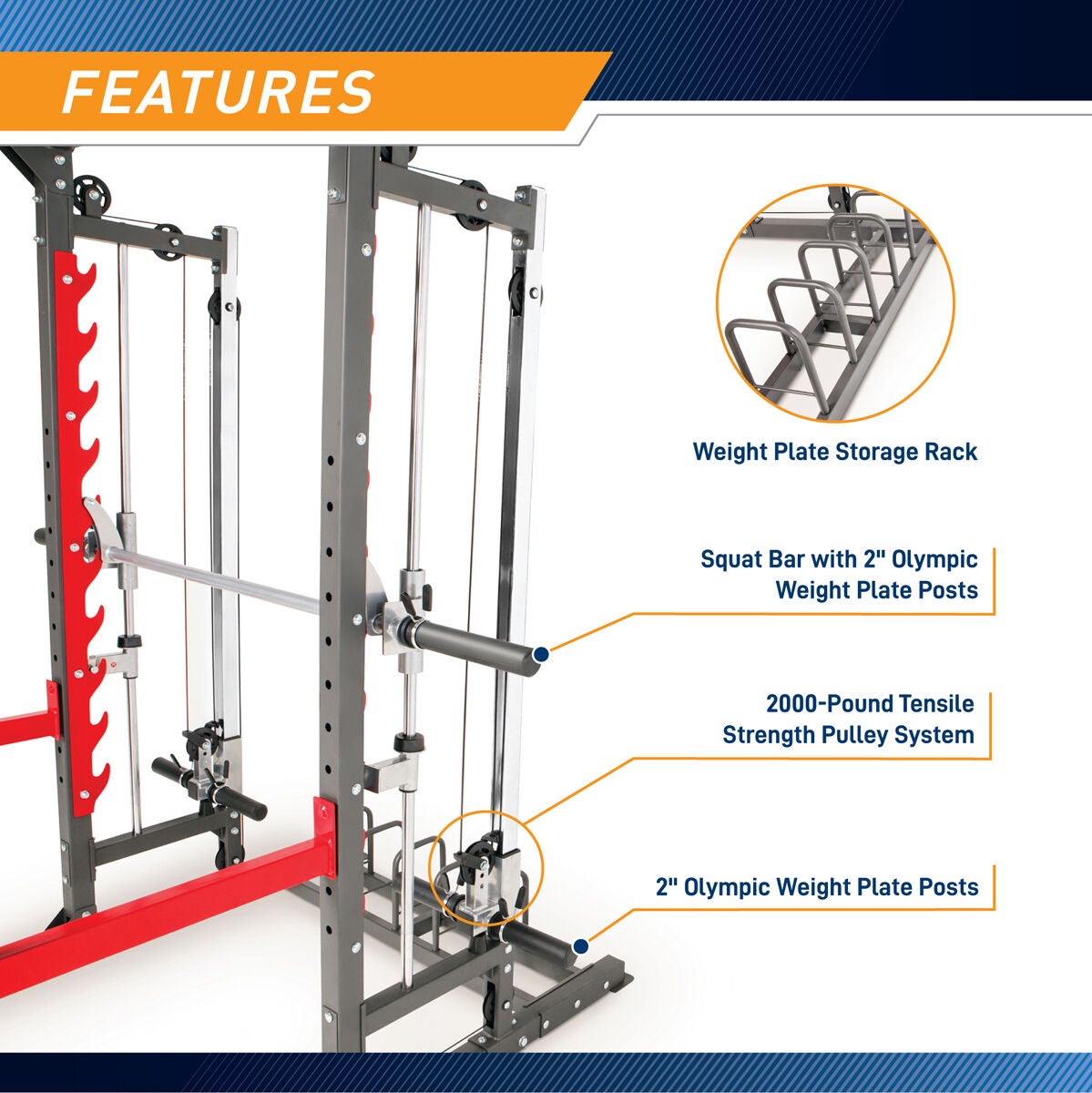 Marcy SM-4903 CAGE W/ BENCH