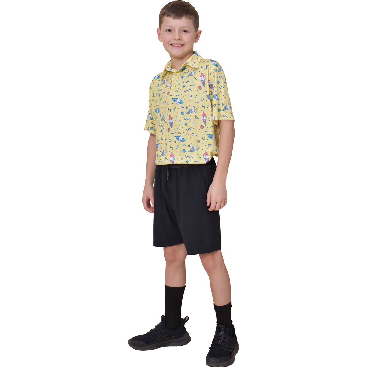 Aeroline Women's Short Sleeve Print Polo