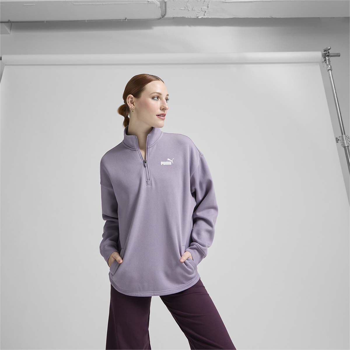 Puma Women's ESS Half Zip Sweatshirt